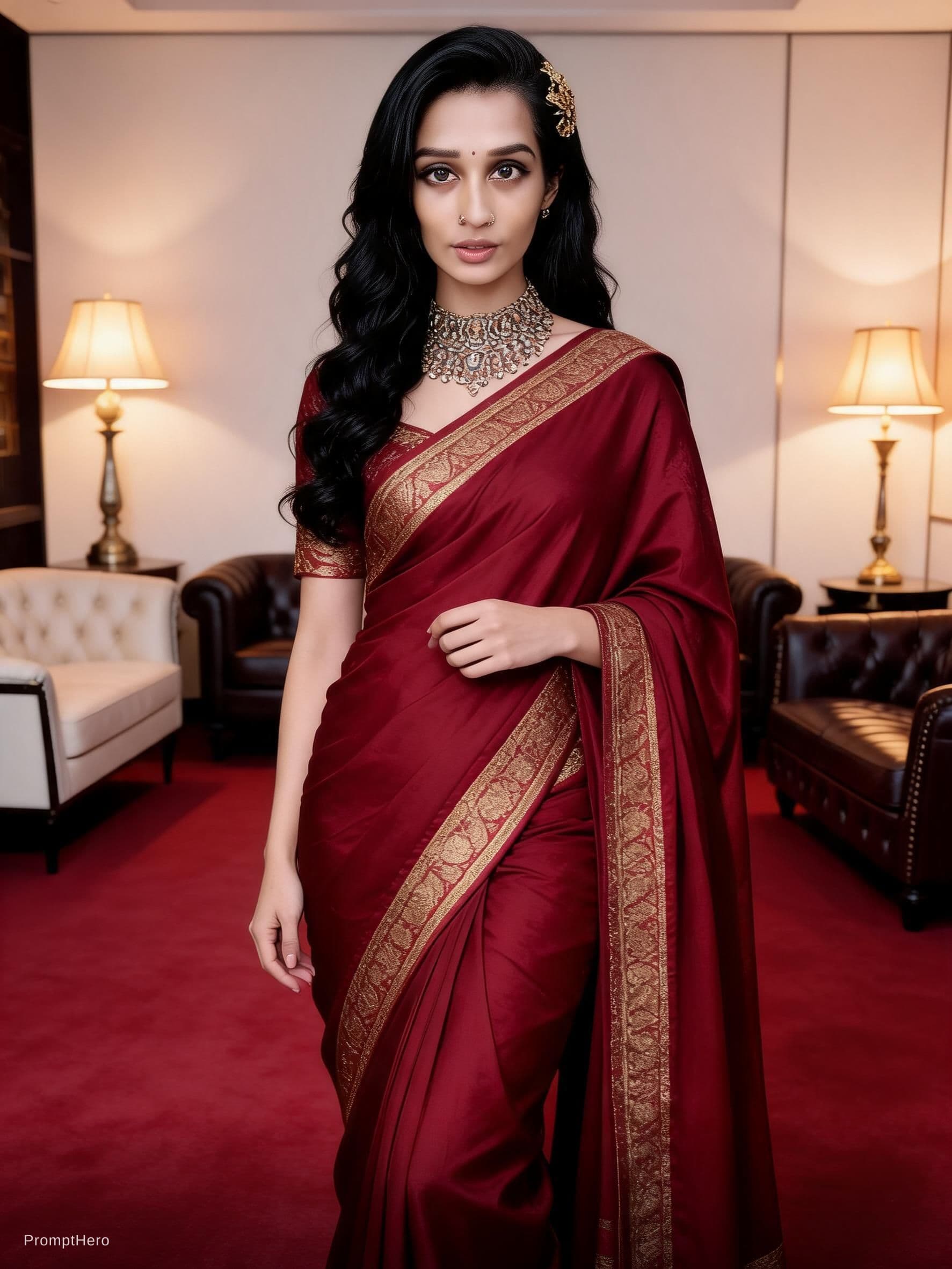 AI generated: full body view  of most beautiful Indian girl as most beautiful indian girl, most beautiful girl in ...