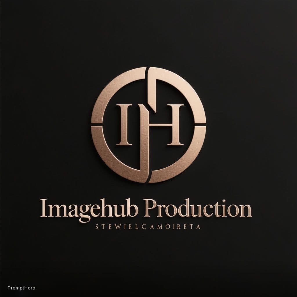 AI generated: Create a luxury brand logo for a premium wedding photography brand named “Imagehub Production”.

FOC...