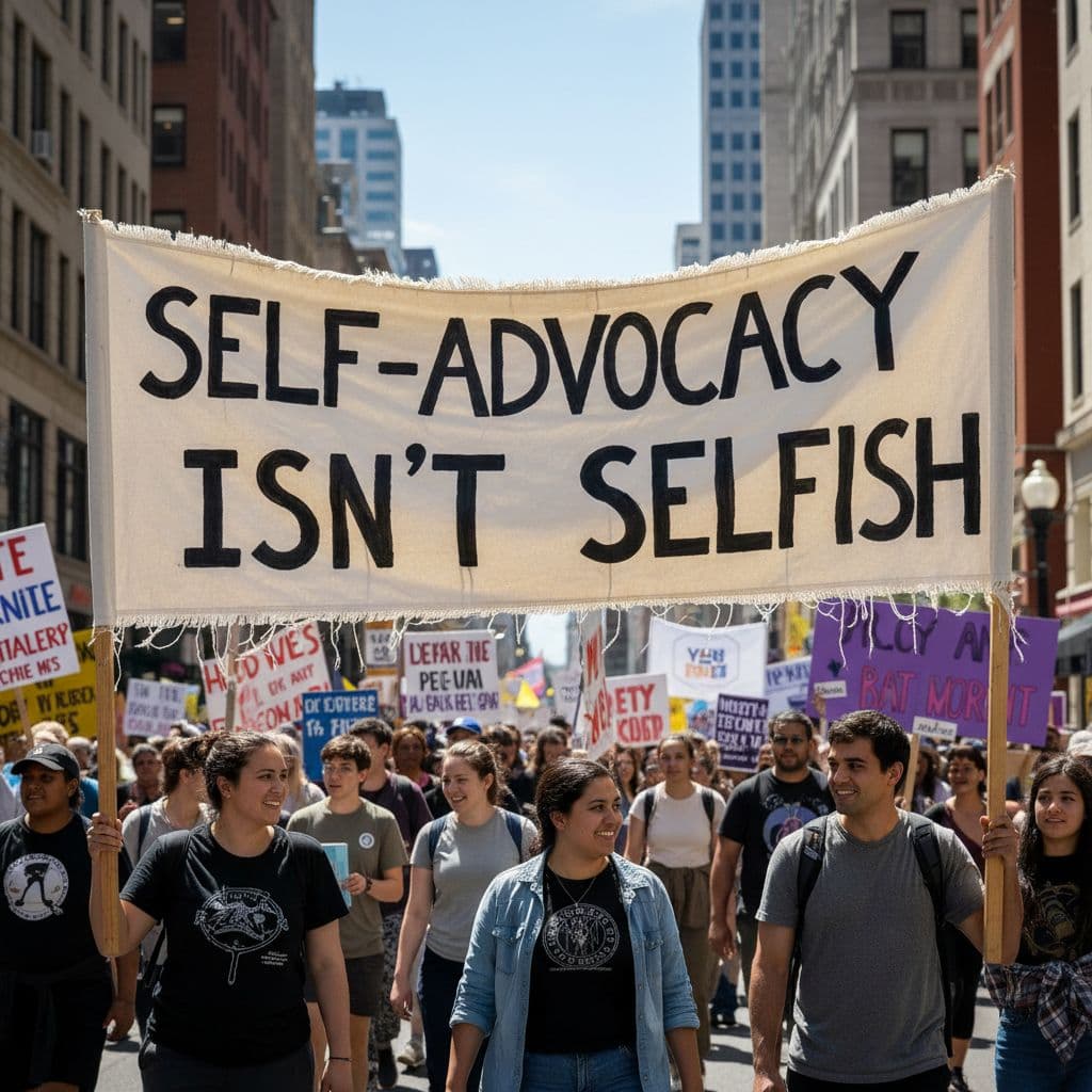 AI generated: Self-advocacy isn’t selfish