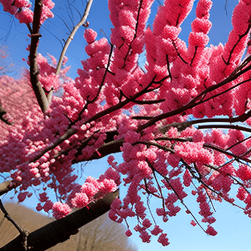 AI generated:  red  bud yet to bloom