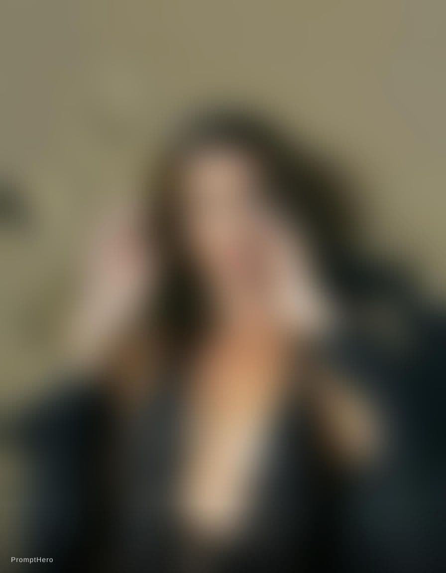 AI generated: make me wear a black bikiny set and make me do a sexy move and have white toenails and hand nails 
 