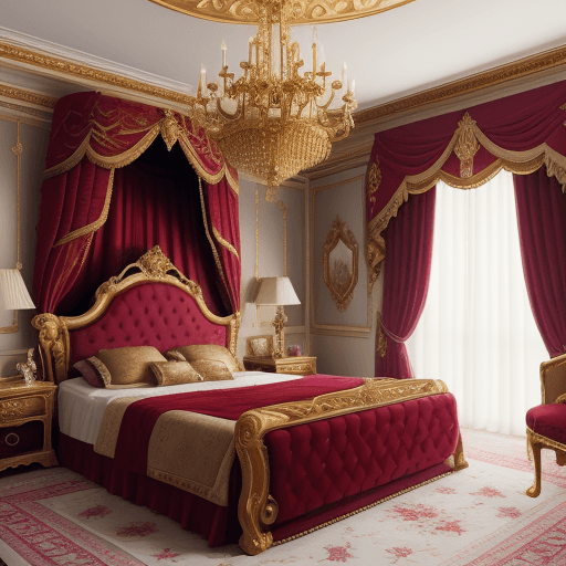 AI generated: highres, 8k, magnificent queens room, elegant, beautiful, 
