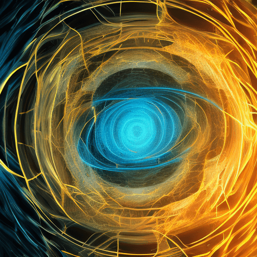AI generated: high resolution photography electro music, abstract, cables, fractal, dreamy, design magazine, cozy ...