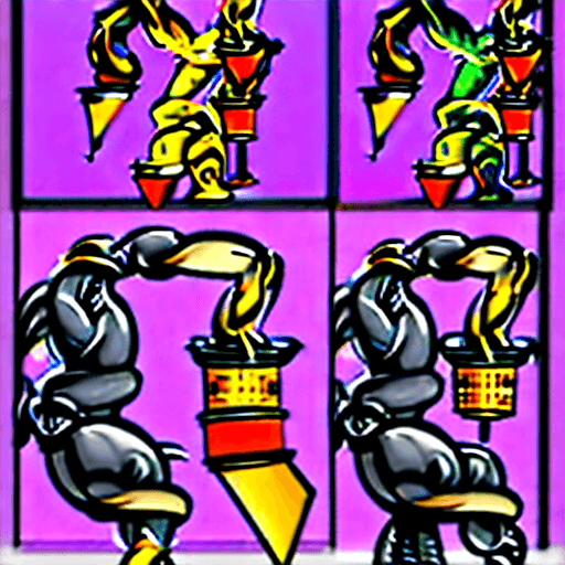 AI generated: gay, furry, nsfw, anthropomorphic, draconic, dragon, black, purple, penis, knot, flare, muscles, tal...