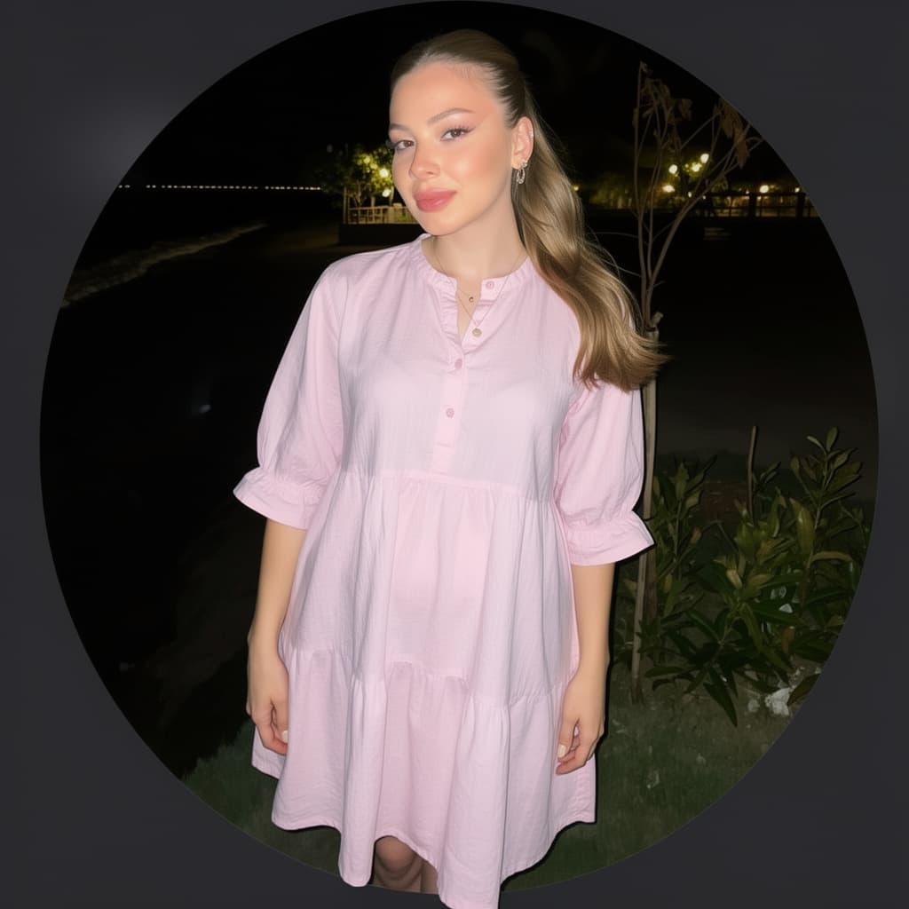 AI generated: Make her take her clothes off till she is naked with medium size tits