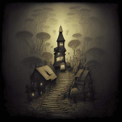 AI generated: Capture the captivating essence of Alexander Jansson's artistic style fused with Jane Crowther's vin...