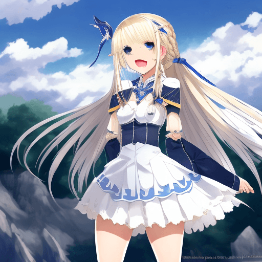 AI generated: source_anime, rating_explicit, country background, open mouth, pleasure-face, 1girl, blonde hair, po...