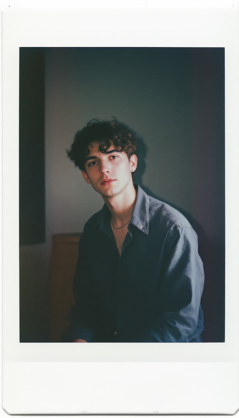 AI generated: guy, polaroid_24, color polaroid fujifilm