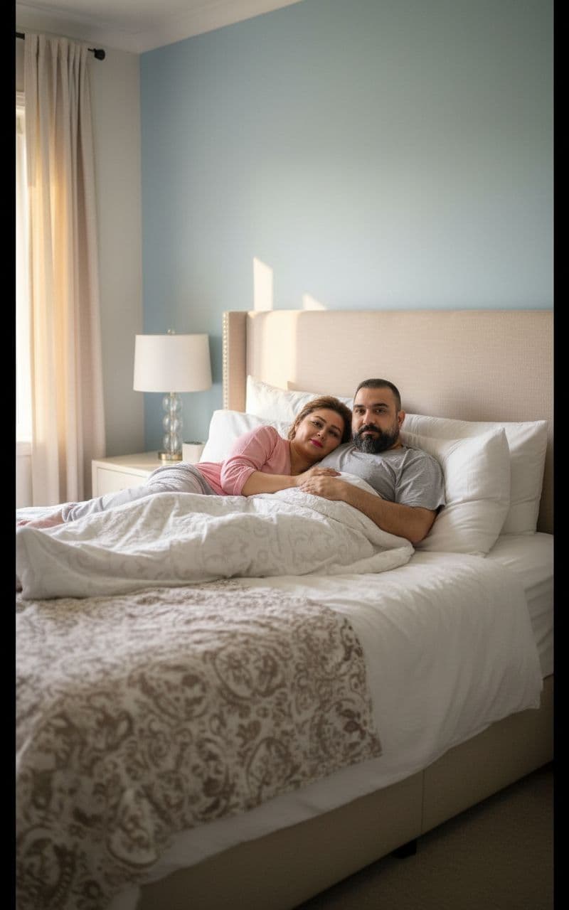 AI generated: Make at bed
