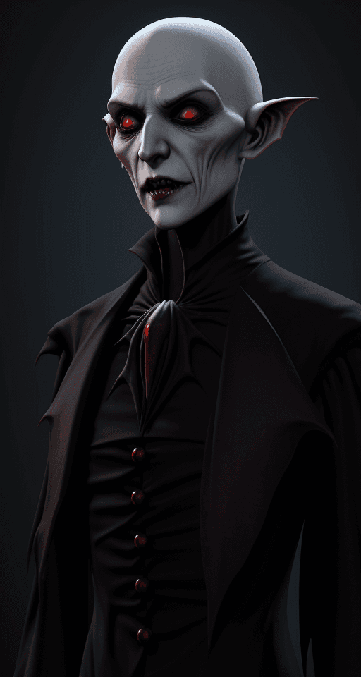 AI generated: Nosferatu A Symphony of Horror, daz3d, by artificial nightmares