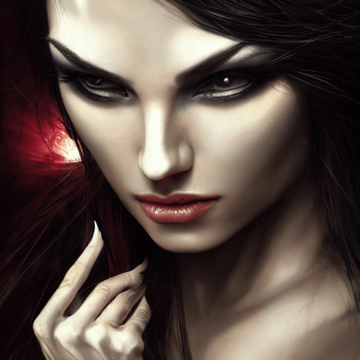 AI generated: beautiful demon, detailed gorgeous face, ultra realistic, cinematic lighting, ultra detailed, insane...
