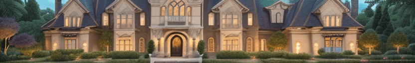 AI generated: Create a stable diffusion image portraying the luxurious splendor of a meticulously detailed mansion...