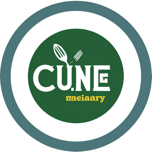 AI generated:  logo of a cuisine  company with a desirable meal