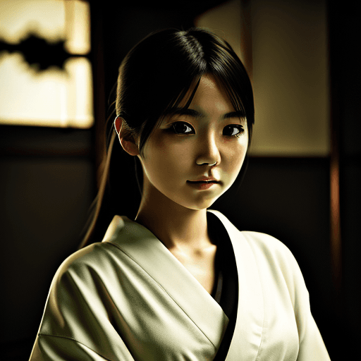 AI generated: HDR photo beautiful japanese young girl ,rich details, ultrarealistic, enhanced contrast, highly det...