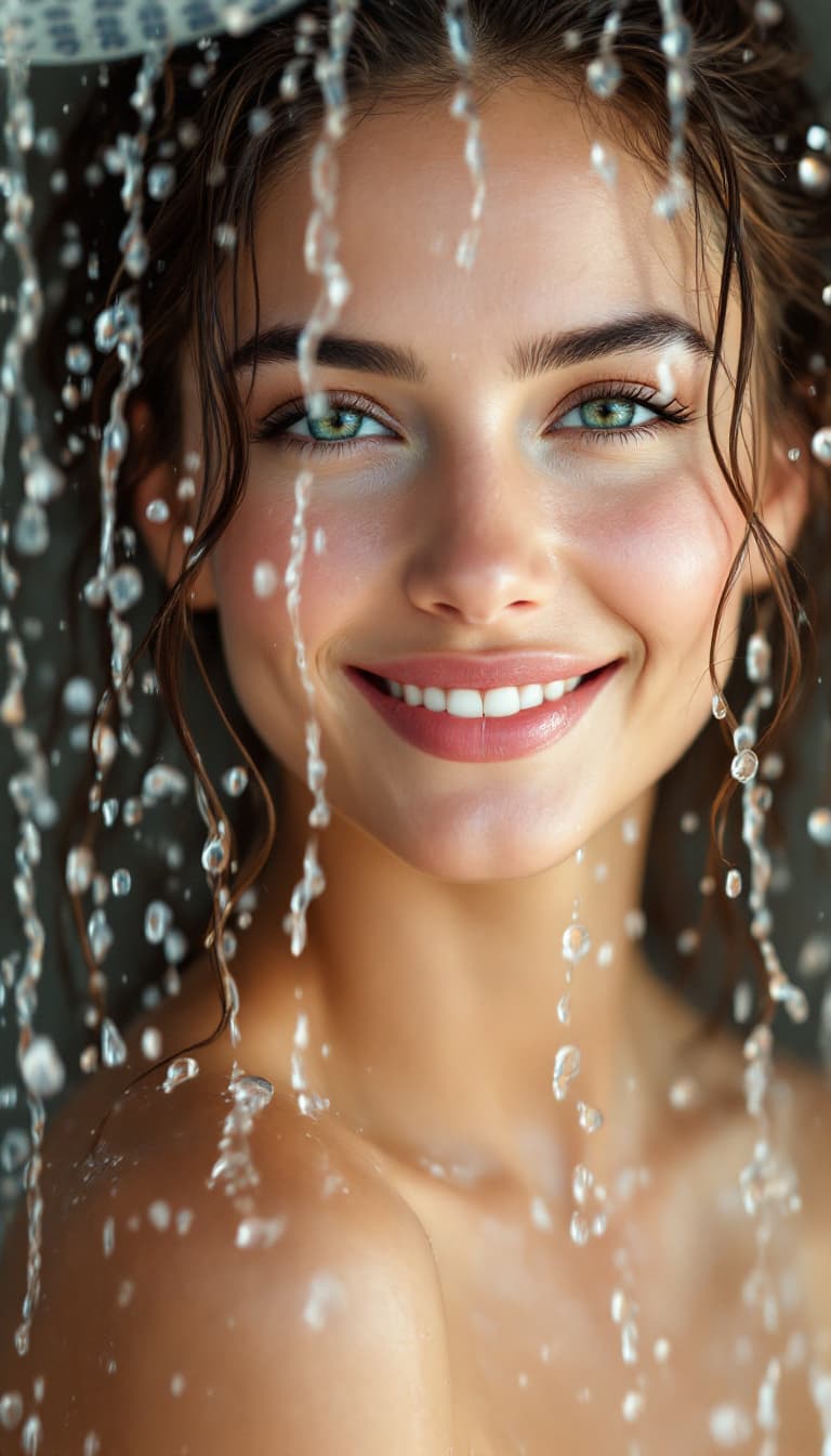 AI generated: Hyper realistic eye level exterior photo oCreate a photorealistic, chest-up portrait of a beautiful,...