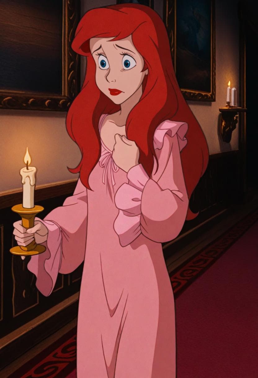 Ariel and Eric - The Little Mermaid (1989) | Illus Couple