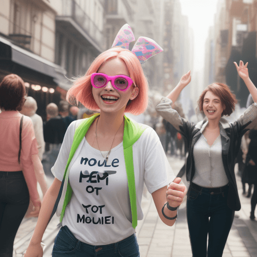 AI generated: become more visible in society and have more fun