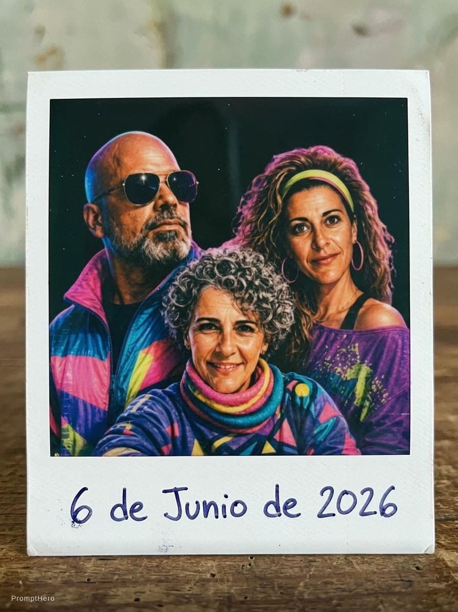 AI generated: 1980s polaroid