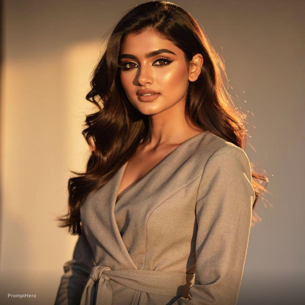 AI generated: An hot Indian model
