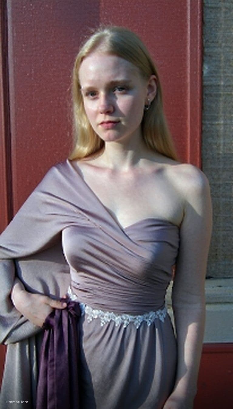 AI generated: Remove dress 