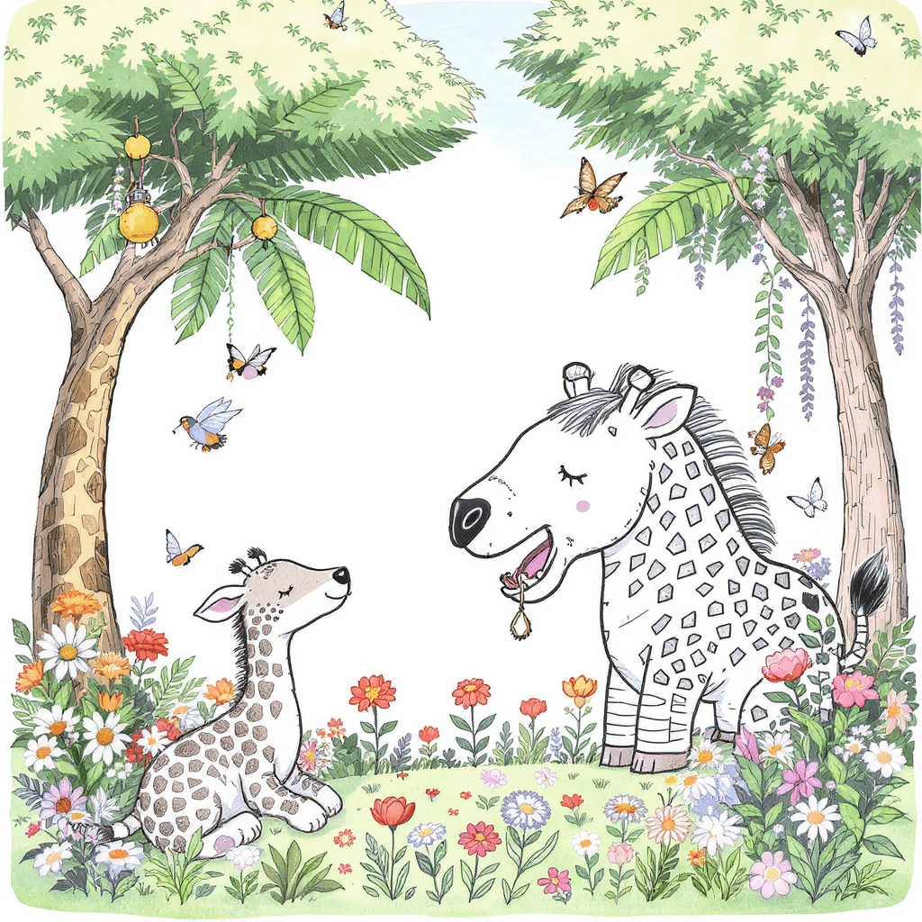 AI generated: coloring pages animals