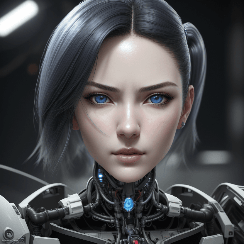 AI generated: retrato de frente, 20 yo, Character Sheet, cabello corto y ondulado, ojos azules, complex 3d render ...