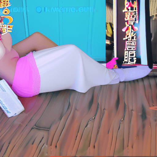 AI generated: korean girl spreading leg with pink pussy
