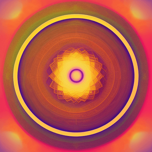 AI generated: Surrealism Simplicity, ONE CIRCLE, chilled philosophy, yoga style art,  SAZ in background,  MUSIC AL...