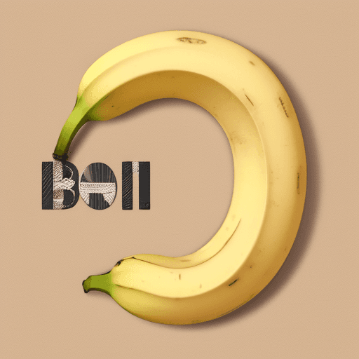 AI generated: 
"I would like the letter 'B' with images of bananas inside it.