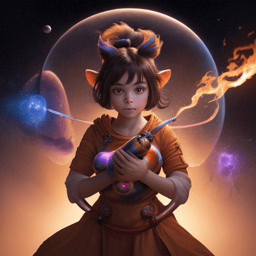 AI generated: high resolution cinematic portrait of a young beautiful and cute anthropomorphic female monkey with ...