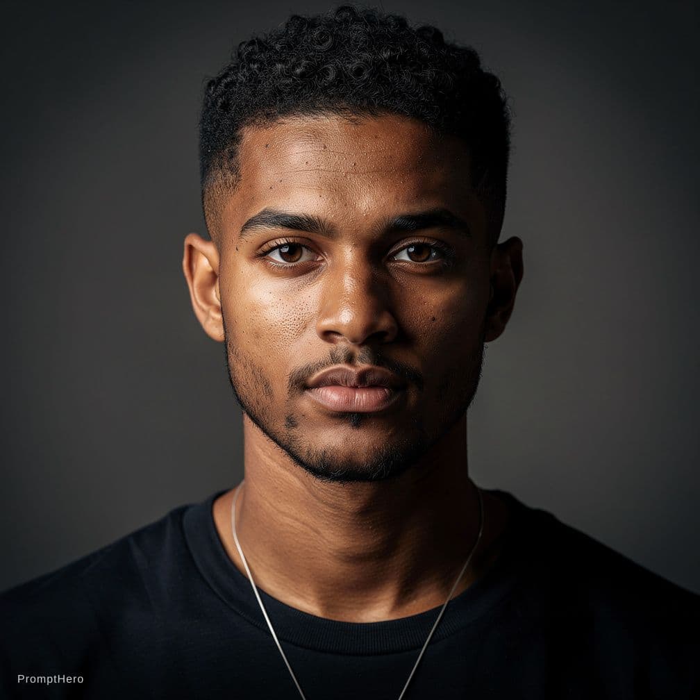 AI generated: datobe man portrait
