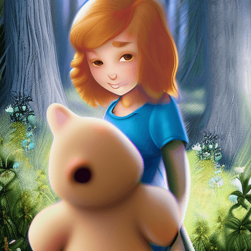 AI generated: High definition, ultra realistic, 4k, high-detailed 3d Disney poster of a girl with long bob without...
