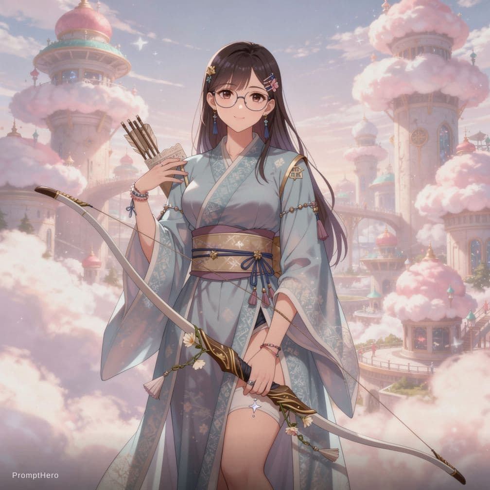 AI generated: 24 year young niji anime asian girl, very sultry look, so hot girl, beautiful charismatic girl, so h...