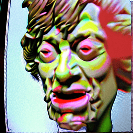 AI generated: Mick Jagger sculpture by Extreme caricature --ar 9:16 --stylize 250 --v 6