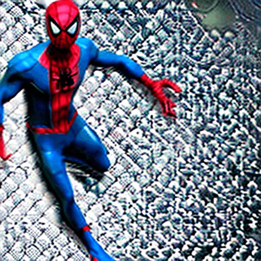 AI generated: Spider man in dynamics, highly detailed, packed with hidden details, style, high dynamic range, hype...