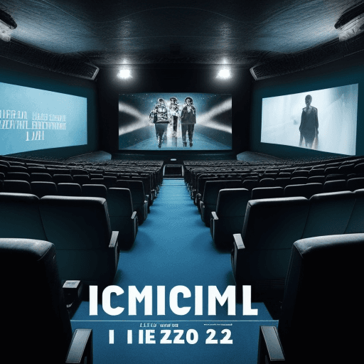 AI generated: Cinema International with inside the screen "Lazio Cinema International 2023 - 2° Edizione"
some peo...