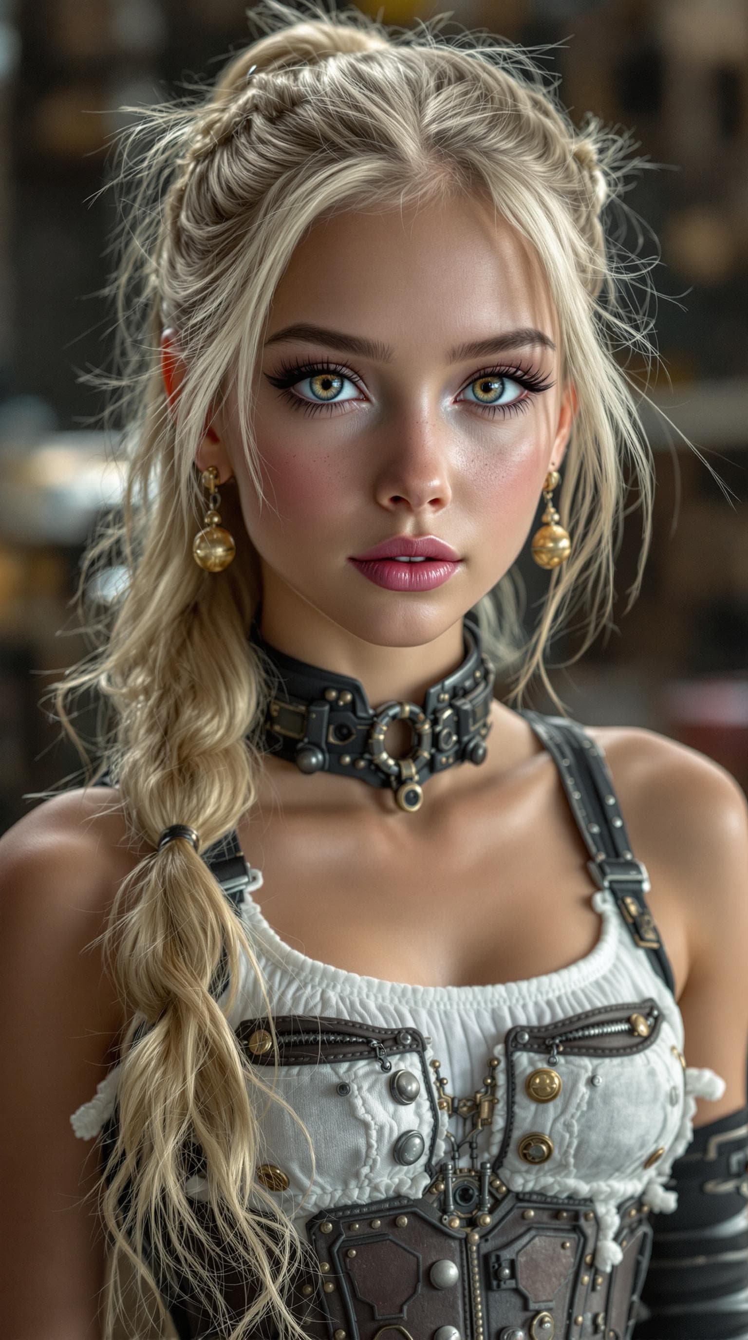 AI generated: a professional photo of a exceptionally beautiful girl in the world (age 12), (twelve year old), hig...