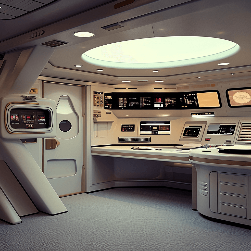 AI generated: The Federation Council Chamber, 2263 --c 45