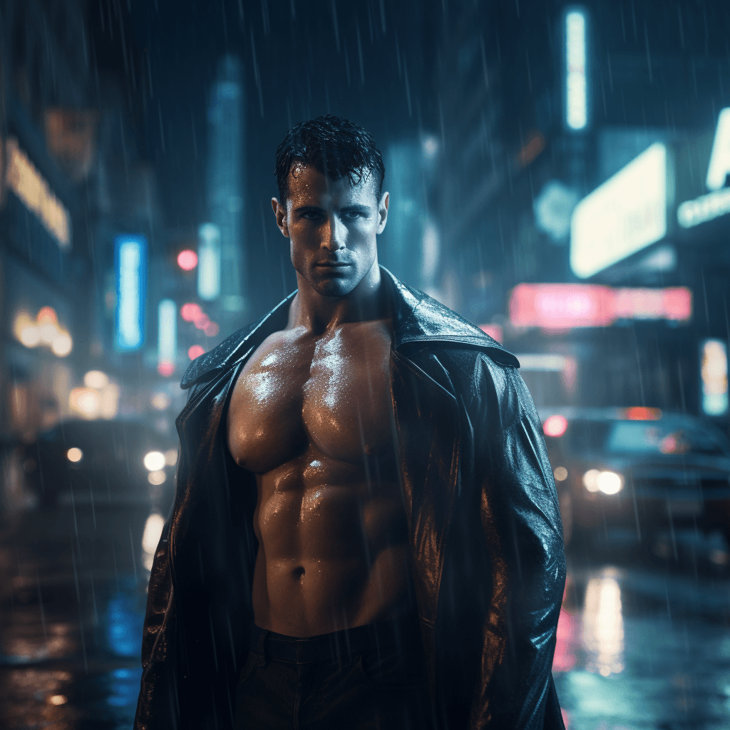 AI generated: OLED, sf, 8 k resolution blade runner, Reality, actually, surreal, head to toe, Super-realistic, rea...