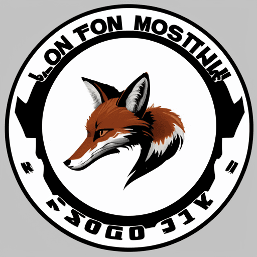 AI generated: Photo of a fox, logo, , in the style of ford mustang badge. 
