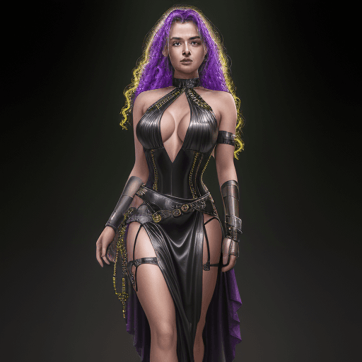 AI generated: galaxy cybergoth Indiana Jones by Vladimir Matyukhin --ar 800:1600 --v 5.1 --style raw. She advances...