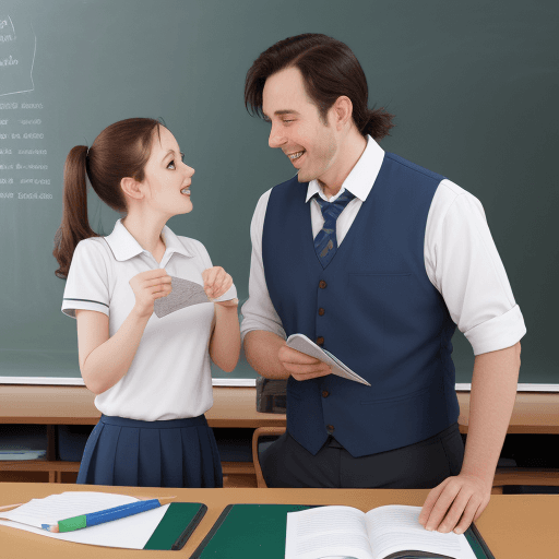 AI generated: teaching cuple

