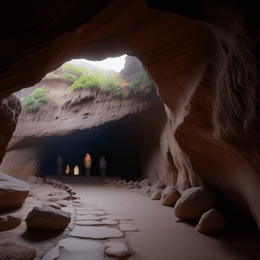 AI generated: hira cave
