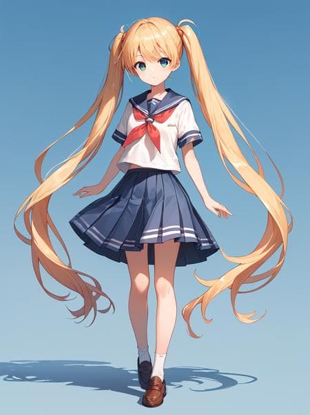 ロングツインテール/long twintail(SD,XL,pony)
