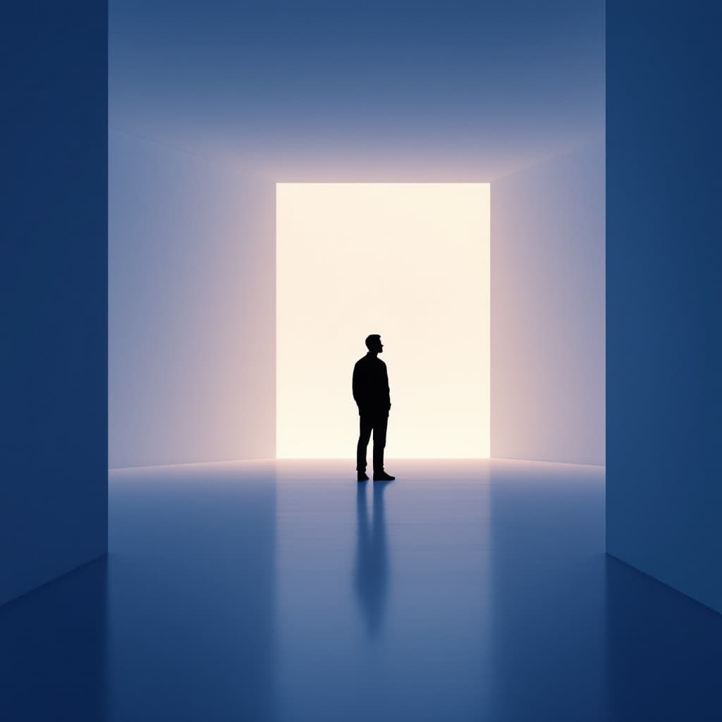 AI generated: contemporary, minimalist, wide, one subject, centered, digital illustration, wide angle, head-on, lo...