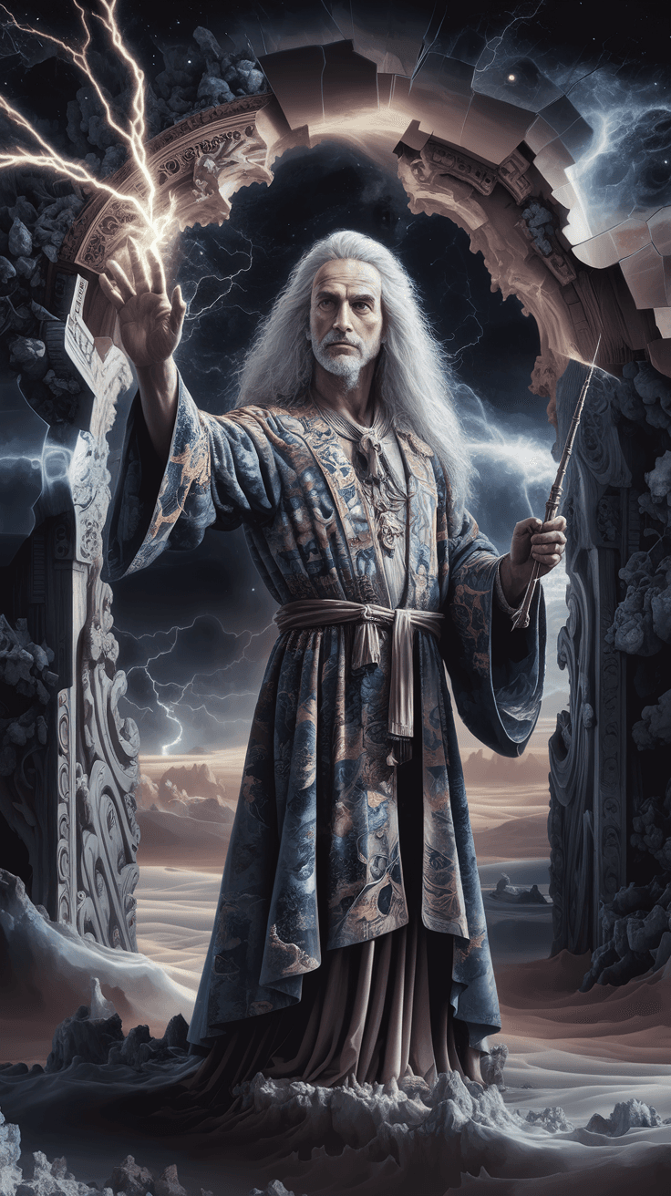 AI generated: Each Major Arcana card will feature hyper-realistic gold, opal quartz, neon hues, silver holographic...