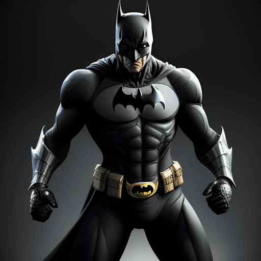 AI generated: A full body Batman character, realistic, ultra detailing, nice dynamic pose, 8K sharp focus, highly ...