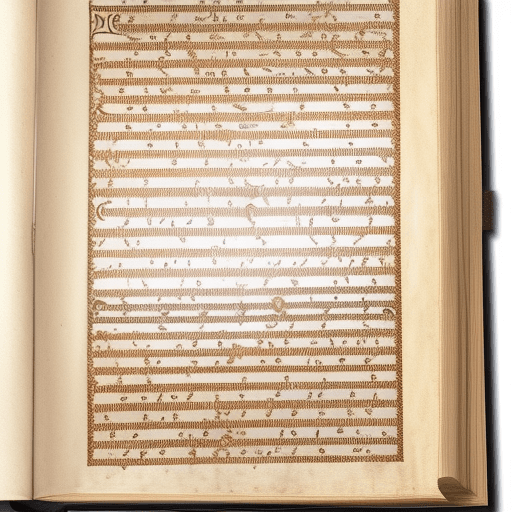 AI generated: inkulinati style, medieval marginality, piece of paper, book page, blank page, no words