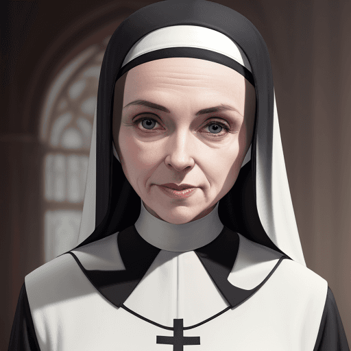 AI generated: Nun futa high quality  8k