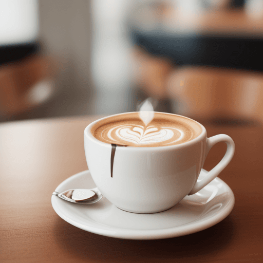 AI generated: Photo of British brand Little's coffee